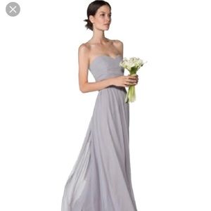 Joanna August Sammy Long Dress in Silver Bells